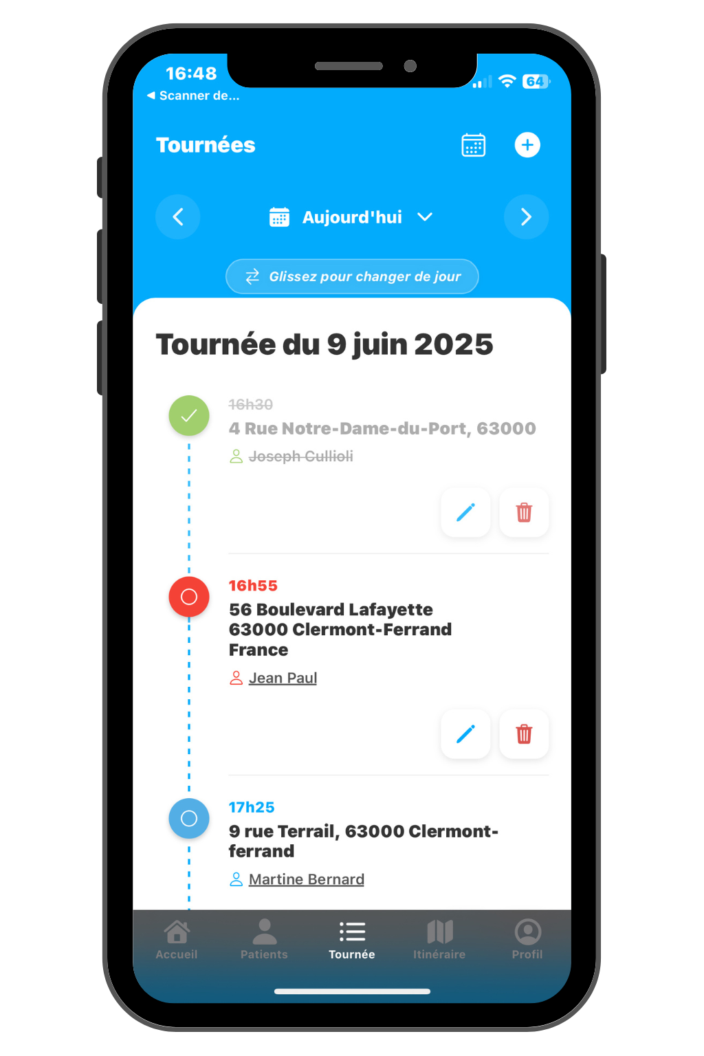 Calendrier des rendez-vous